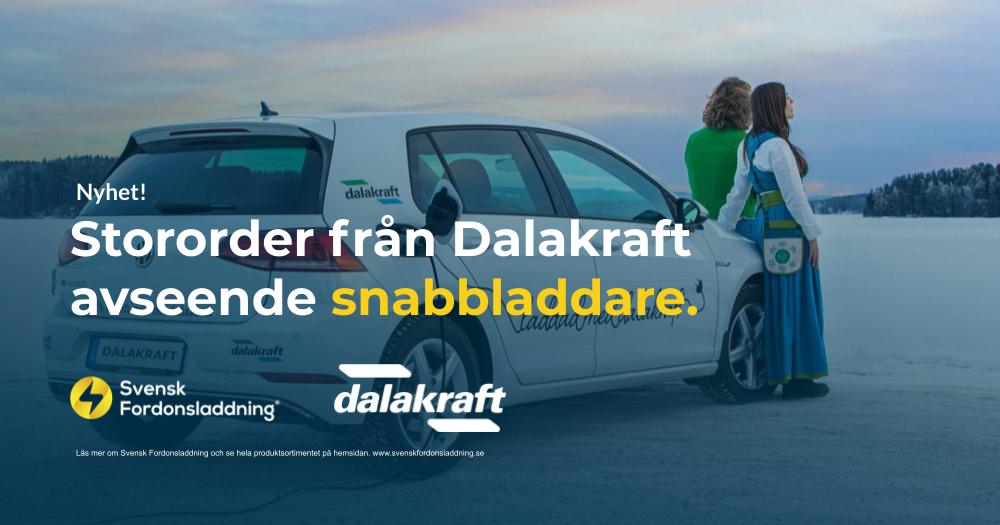 bil på frusen sjö dalakraft svensk fordonsladdning